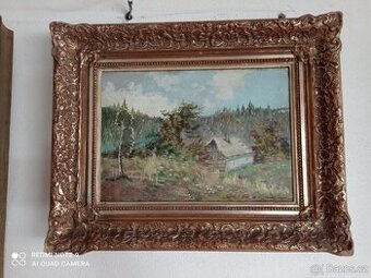 3 obrazy olejomalby kus 3000