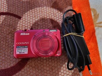 Fotoaparát Nikon Coolpix S6500 Red