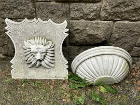 Venkovni chrlic a umyvadlo