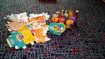 Obchůdek,kuchyňka,potraviny i.,nové,cena celkem