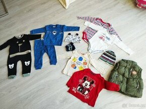Prodam jarni set obleceni pro chlapecka vel. 86 - (12 ks)
