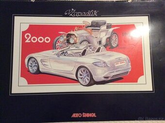 Nástěnný Sběratelský kalendář od Zapadlíka rok 2000