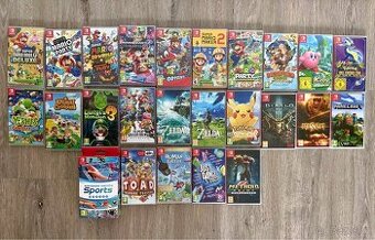 Sbírka her na Nintendo Switch