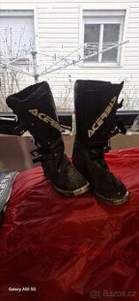 Prodám dětské motokrosové/enduro boty acerbis