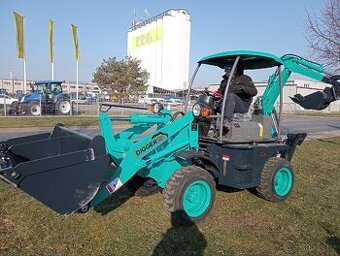 traktor bagr, nakladač, podkop