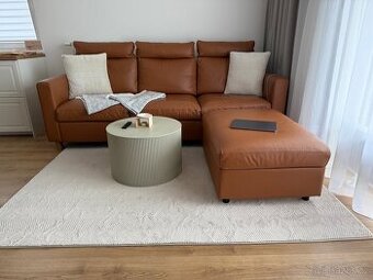 Luxusní kožená sedačka, jako nová - ZÁRUKA
