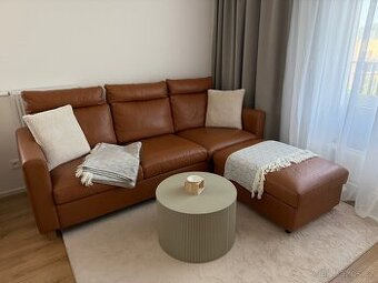 Luxusní kožená sedačka, jako nová - ZÁRUKA