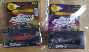 Fast & Furious modely Jada 1:32 Chevrolet a Nissan
