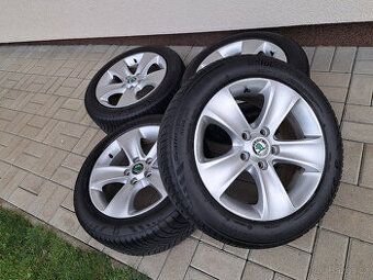 Alu kola Škoda Yeti, Octavia Moon 16" 5x112 + pneu 205/55/1