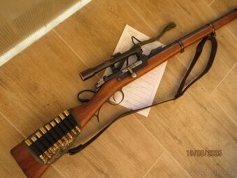 Puška Kropáček, Kropatschek , OPTIKA 8x60R , Dělostřelec, OP