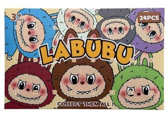 Adventní kalendář - Labubu 24 figurek.