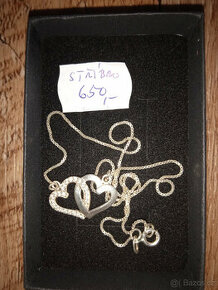 STŘÍBRNÝ ŘETÍZEK - SRDCE