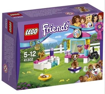 5x Lego Friends, péče o štěňátka 41302, hřiště 41396 a 41303