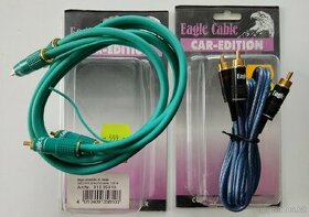 Audio kabely orig. Eagle Cable, 2x6mm/1m a 2x4,5mm/0,75m