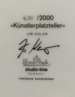 Vánoční téma - Jiří Kolář, Rosenthal