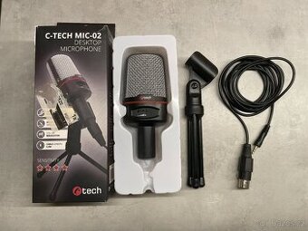 Stolní Mikrofon C-Tech Mic-02