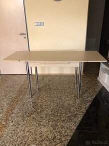 Jídelní rozkládací stůl 110x70 až 170x70