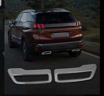 Peugeot  ozdobené konncovky vyfuku - 1