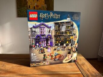 LEGO 76439 Ollivanderův obchod a Obchod madame Malkinové