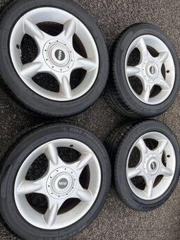 Alu kola originál Mini + nové letní pneu 195/55/15