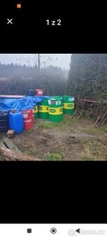 Plechové sudy 200 litru