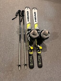 Dětské lyže HEAD 127 cm + boty HEAD 260/265 + hůlky 115