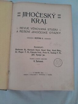 Jihočeský kraj 1911,II.ročník