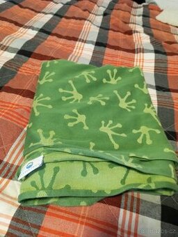 Šátek na nošení dětí Little Frog Kiss the Green Frog vel 5