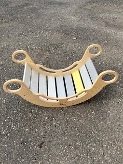 Dřevěná montessori houpačka 5v1