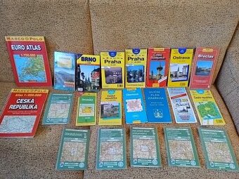 Mapy a autoatlasy staršího data. Něco i nové.