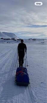 Expediční saně/pulky/pulk Fjellpulken k zapůjčení