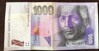 SLOVENSKÁ BANKOVKA: 1000- KORÚN- 2002