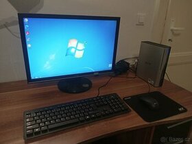 Mini PC Acer + Asus monitor 22 + klávesnice a myš