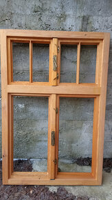 Nová dřevěná borová okna - 1