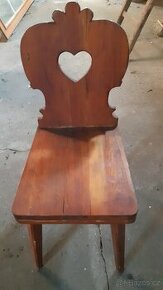 židle dřevěné