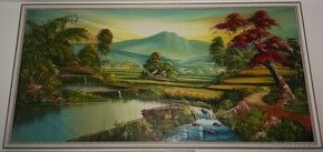 Obraz - krajina - olejomalba na plátně