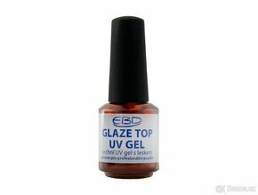 UV/LED Vrchní GLAZE Top Gel na nehty EBD, Vysoký lesk, 9 ml