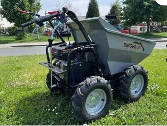 kolový dumper, stavební kolečko, malý dumper,