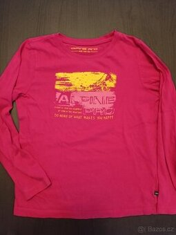 Tričko s dlouhým rukávem Alpine pro vel 140-146