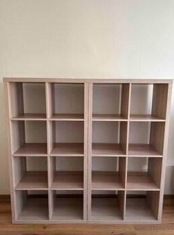 2x Ikea Kallax - policový díl v barvě bílé moř.dub.