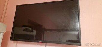 Kvalitní 32 palcová tv Sharp s dvbt2 vc. Držáku na zed