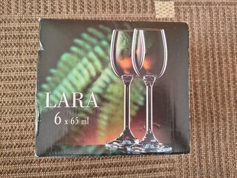 NOVÉ Sklenice Crystalex Lara 6x65 ml