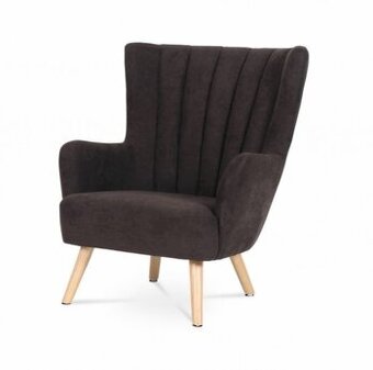 Prodáme Křeslo ušák AK-311 hnědá látka