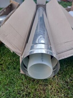 Odkouření kondenzačního kotle Brillon 125/80, nerez/PP, 1 m