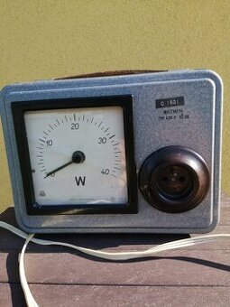 Wattmetr typ 428-0, funkční