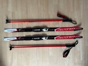 Dětské běžky Peltonen 100cm + hůlky Atomic 85cm