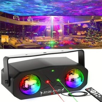 Prodám nové párty světlo -laser +ball Pouze rozbaleno