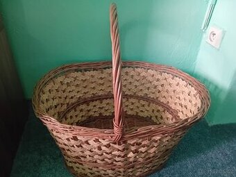Proutěný koš velký