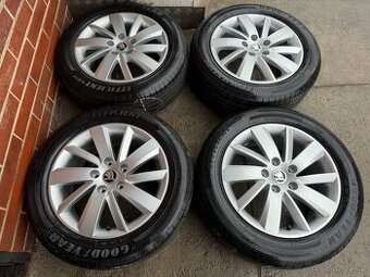 Nové Alu 16" 5x112 SEAT Škoda letní 80% O3 DPH