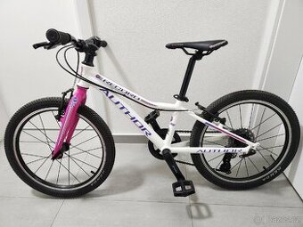 Dětské kolo Author RECORD 20" Bílá/Růžová/Fialová